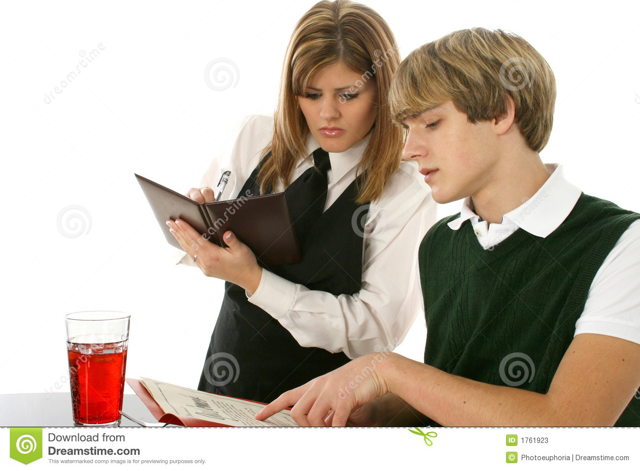 May I Take Your Order Stock Photos   Image  1761923