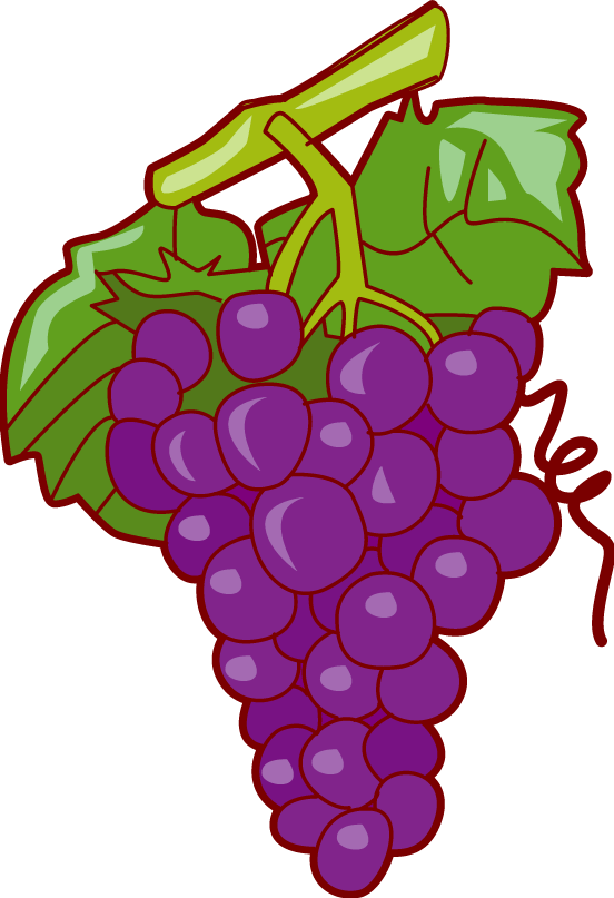 Purple Grape Clipart Grape Clipart
