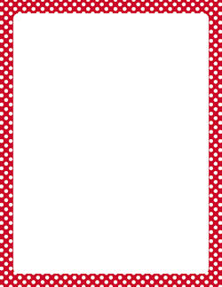 Red And White Striped Border  Clip Art Page Border And Vector    
