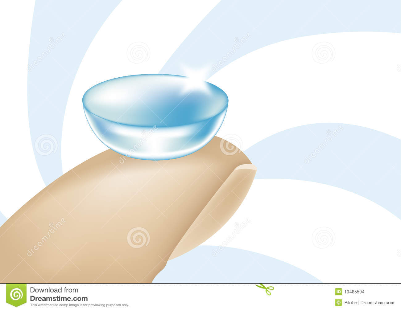 Contact Lens Stock Images   Image  10485594