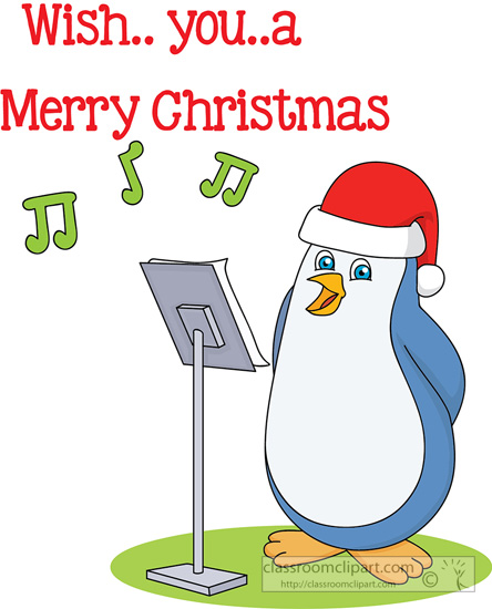 Download Wish You A Merry Christmas Penguin