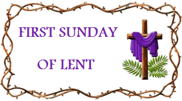 First Sunday Lent Clip Art