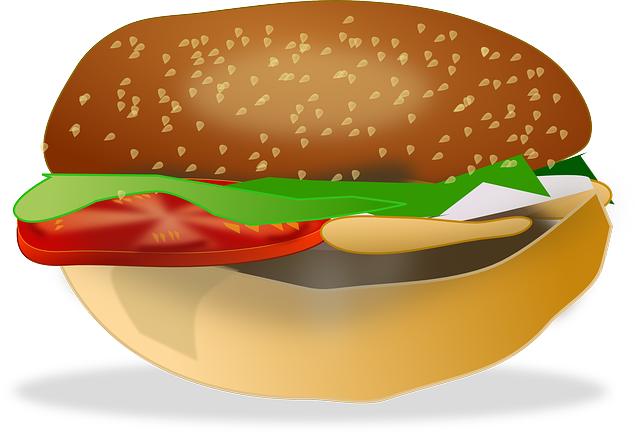 Free Hamburger Sandwich Clip Art