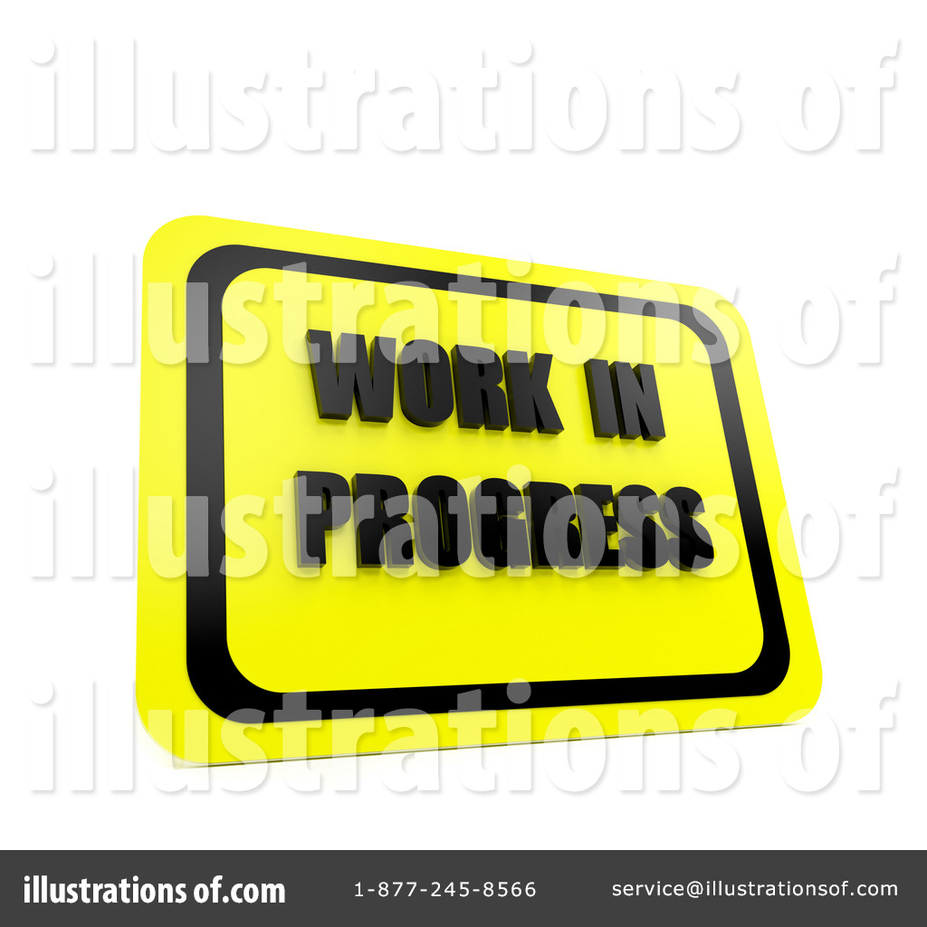 Royalty Free  Rf  Work In Progress Clipart Illustration By Andresr