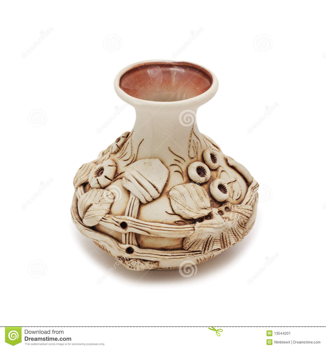 Vase Isolated Stock Image   Image  13544201