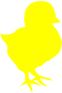 Yellow Peeps Chick Clip Art