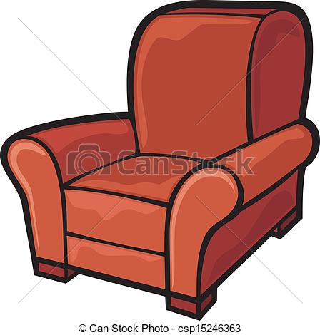 Art Vector Of Armchair Leather Tub Chair Csp15246363   Search Clipart