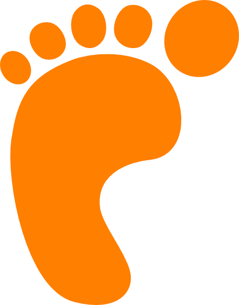 Black Footprint Clip Art At Clker Com   Vector Clip Art Online