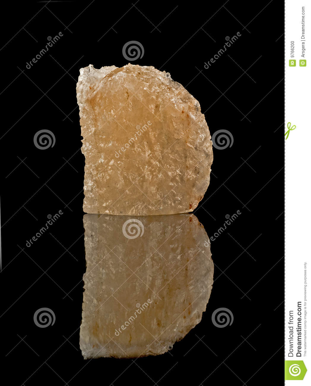 Block Of Rock Salt Mineral Stock Photo   Image  9766200