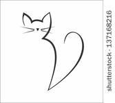 Cat Outline Clip Art Themanwithoutsex Sitting Cat Out Animals Cat