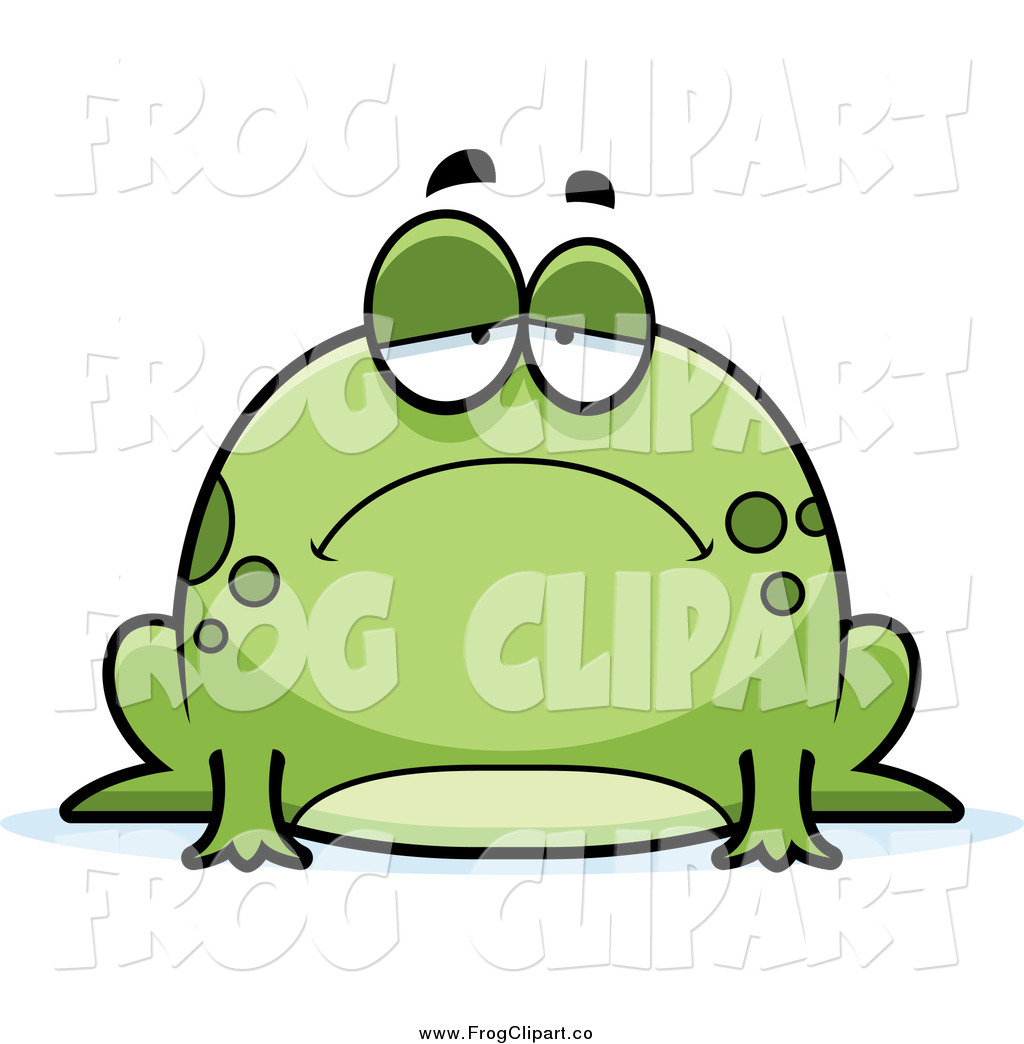 Chubby Sad Frog Pouting Frog Clip Art Cory Thoman