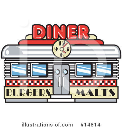Diner Sign Clipart Diner Clipart Illustration