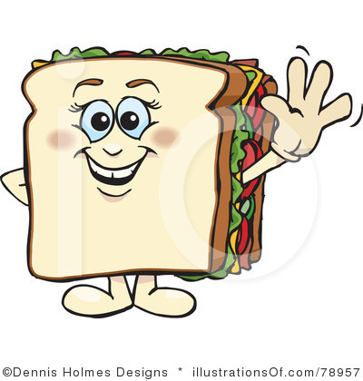 Eating Sandwich Clipart Royalty Free Sandwich Clipart Illustration