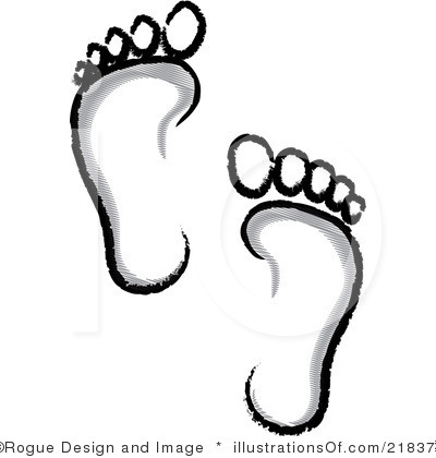 Footprint Clipart Royalty Free Footprints Clipart Illustration 218378
