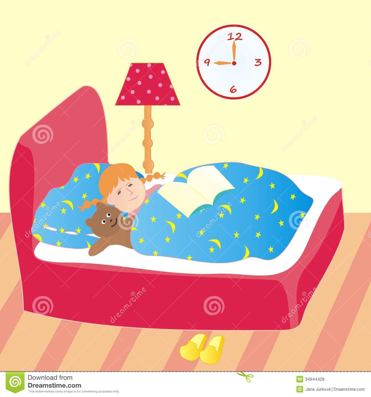Girl Go To Bed Clipart Kid Going To Bed Clipart Kid