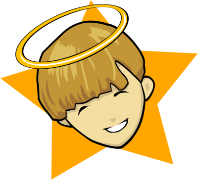 Good Boy Clipart This Boy With A Halo Would Be A Good Icon For A