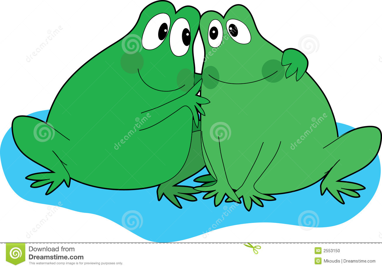 Sad Frog Clipart Frog Friends Stock Photo