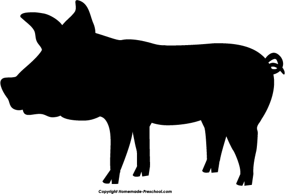 Show Pig Silhouette Clip Art Silhouette Clipart