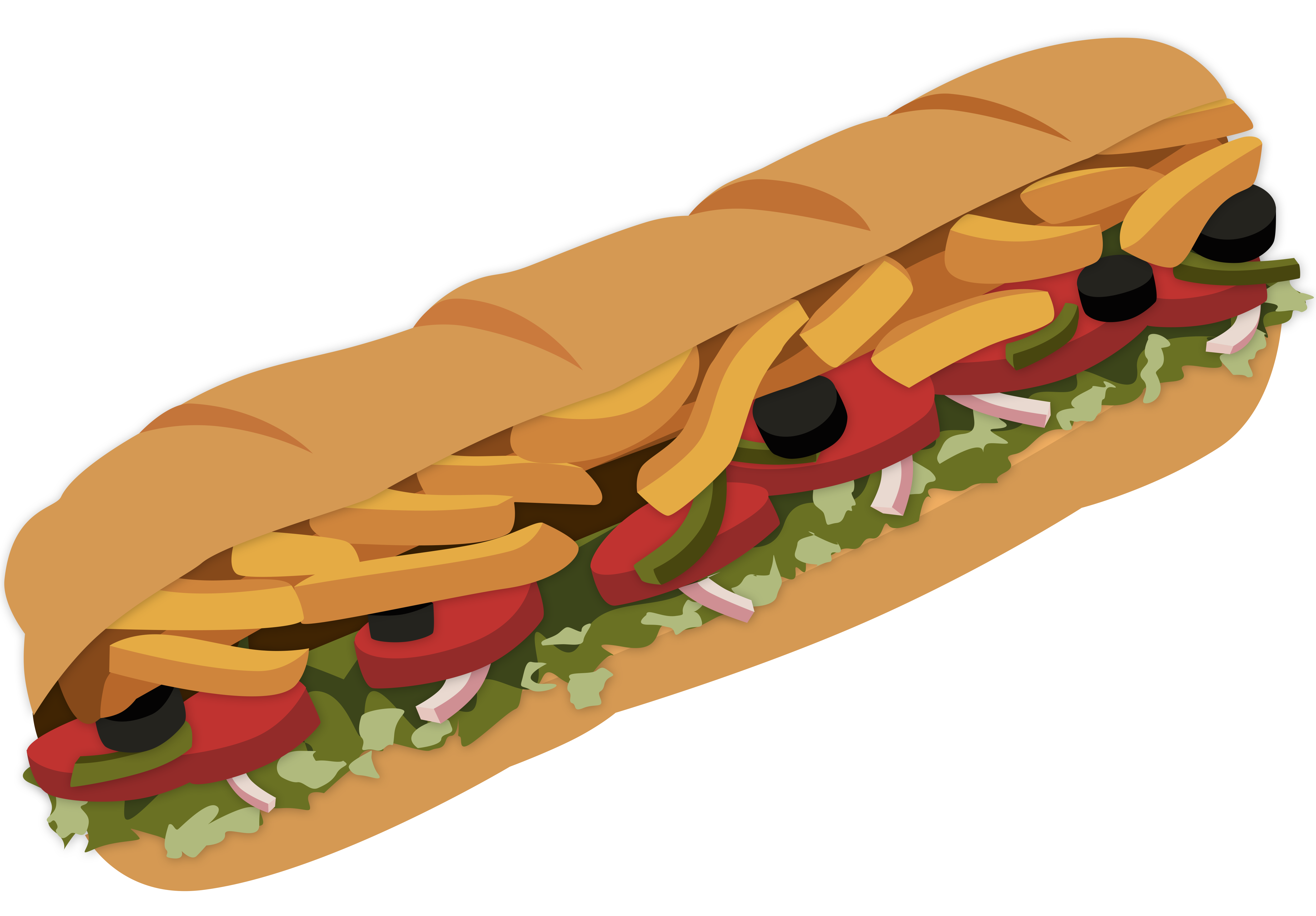 Sub Sandwich Icon   Clipart Best