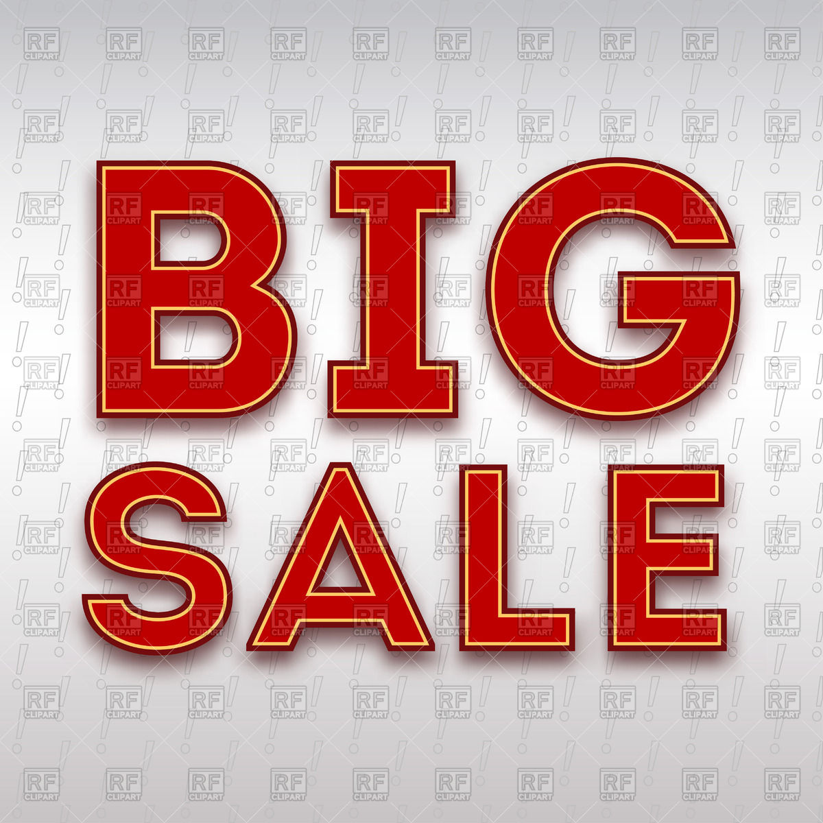 The Inscription Big Sale Download Royalty Free Vector Clipart  Eps