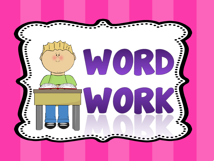 Word Work Clipart Word Work