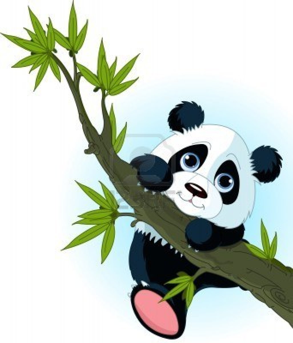 Arbre Escalade Tr S Mignon Panda Clip Art Libres De Droits  Vecteurs    