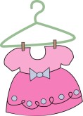 Baby Girl Clothes Clip Art