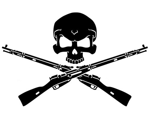 Crossed Guns Skull And Crossed Rifles Jpg
