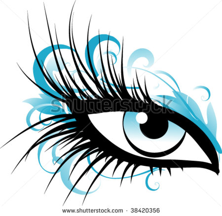 Eye Makeup Stock Vector Illustration 38420356   Shutterstock