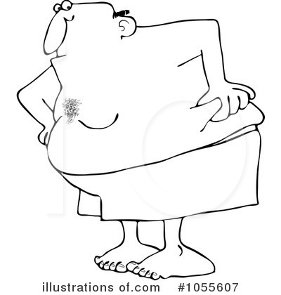 Fat Clipart Black And White Royalty Free  Rf  Fat Clipart