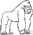 Gorilla Gorillas Anml118 Clip Art Animals