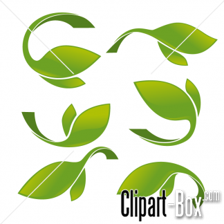 Related Leaves   Abstract Design Cliparts  