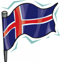 Royalty Free Iceland Flag Clipart
