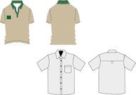 Uniformworkshirttemplatet Shirttshirtuniformdesignshirt    