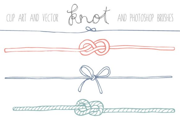 Check Out Handdrawn Knot Clip Art By Fieldandfountain On Creative    