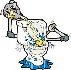 Cleaning Bathroom Clipart A Self Cleaning Toilet Royalty Free Clipart
