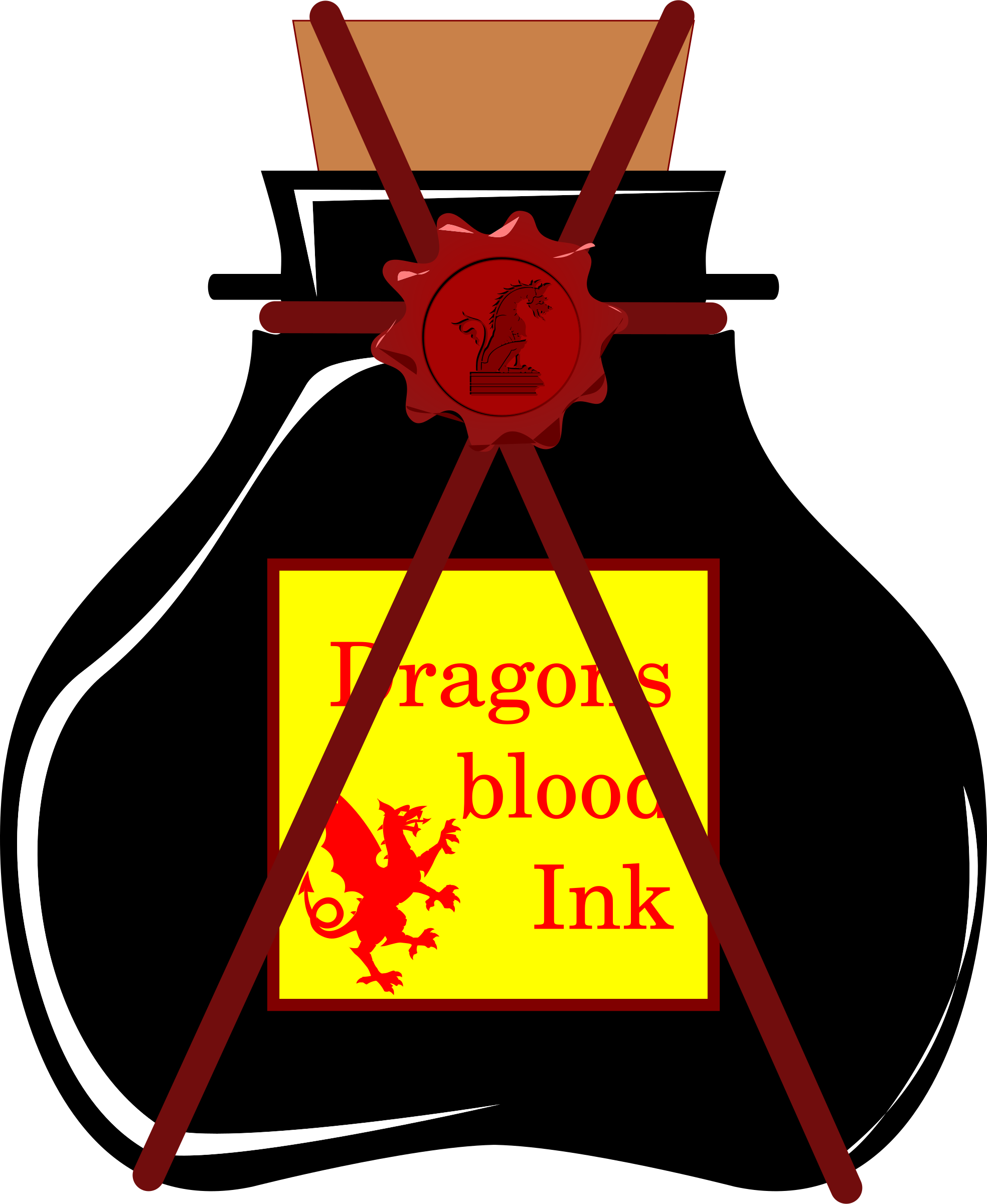 Clipart   Dragons Blood Ink