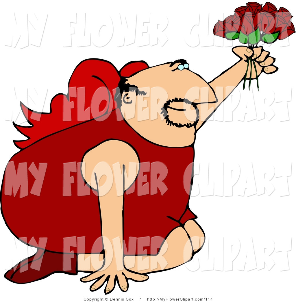 Group Dining Clip Art Clipart Of Red Roses