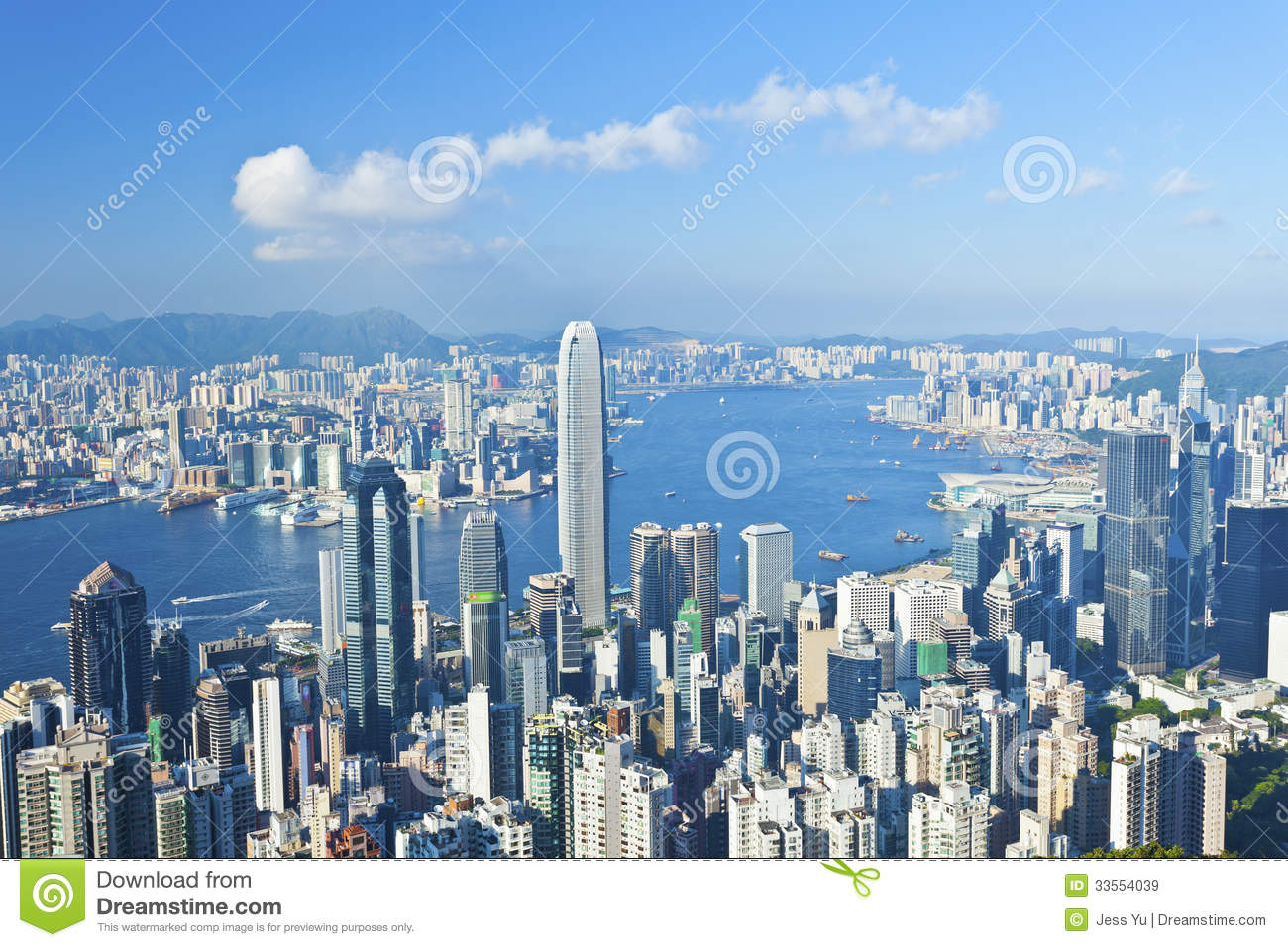 Hong Kong Day View Royalty Free Stock Images   Image  33554039