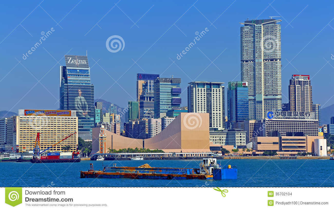 Look At Famous Landmarks Such As Clock Tower And The Hong Kong Space