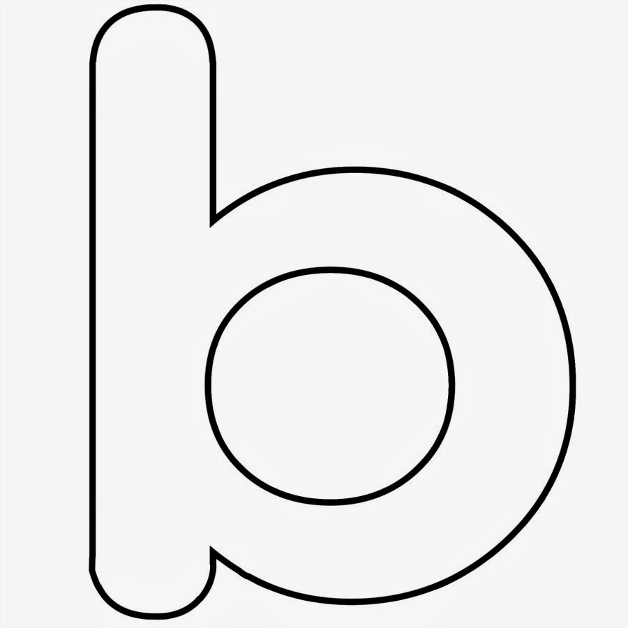 Lower Case Alphabet Letter B Template And Letter B Song For Kids Jpg