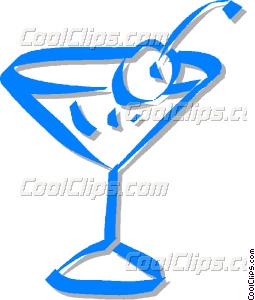 Martini Vector Clip Art