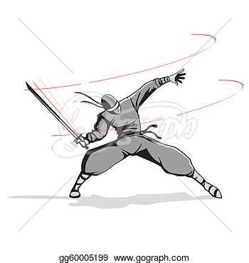 Ninja Sword Clipart Ninja With Sword
