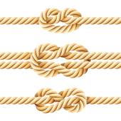 Rope Knots   Stock Illustration