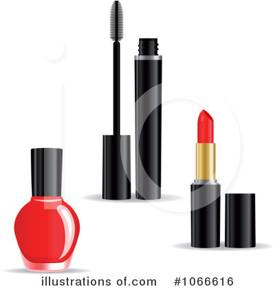 Royalty Free  Rf  Makeup Clipart Illustration By Seamartini Graphics
