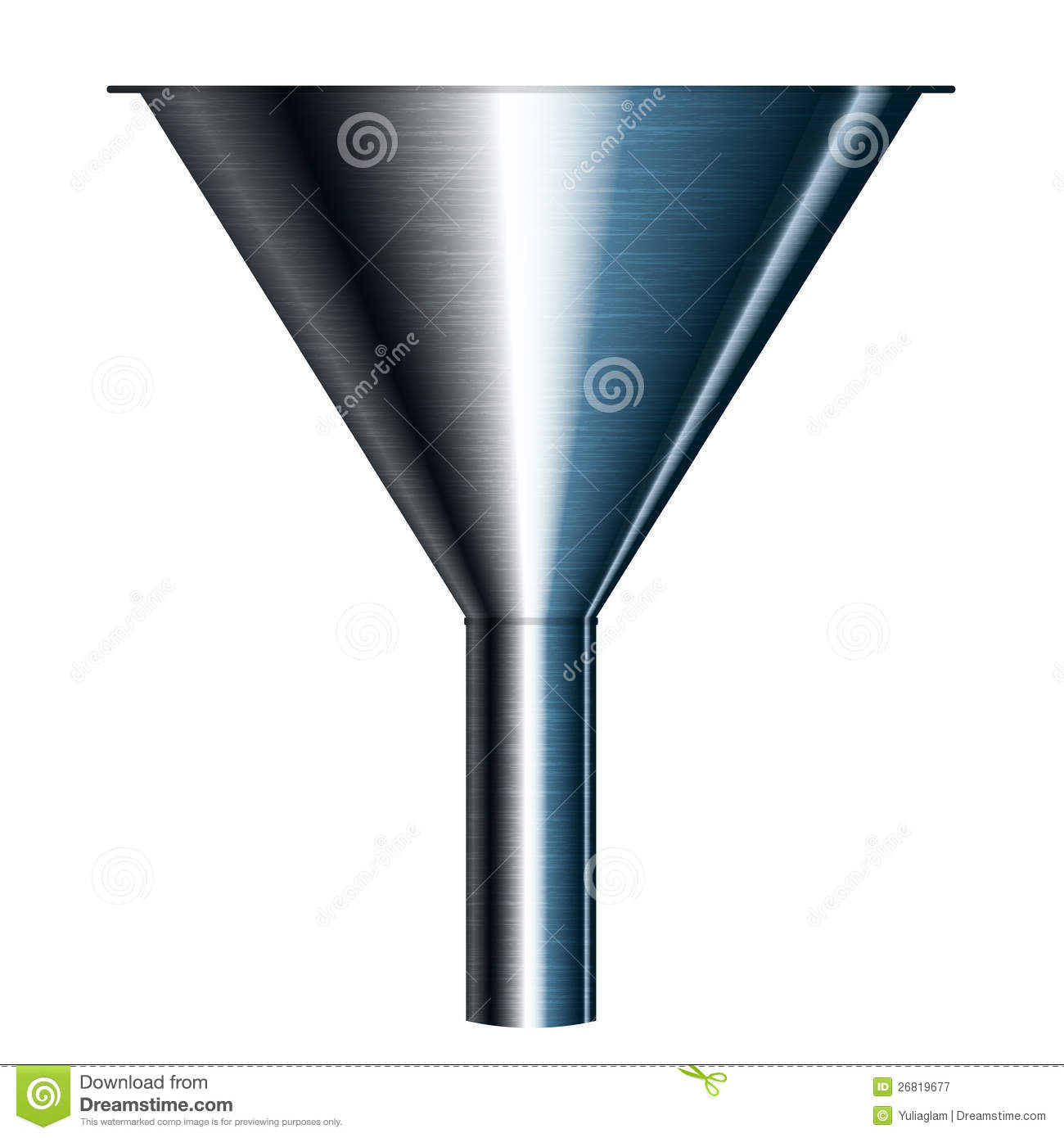 Royalty Free Stock Photography  Funnel