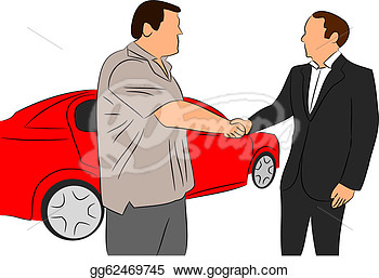 Stock Illustration   Car Salesman  Clipart Illustrations Gg62469745