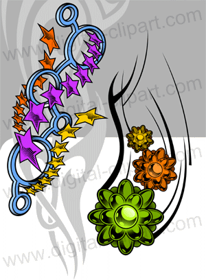 Tattoo For Girls 3   Cuttable Vector Clipart In Eps And Ai Formats    