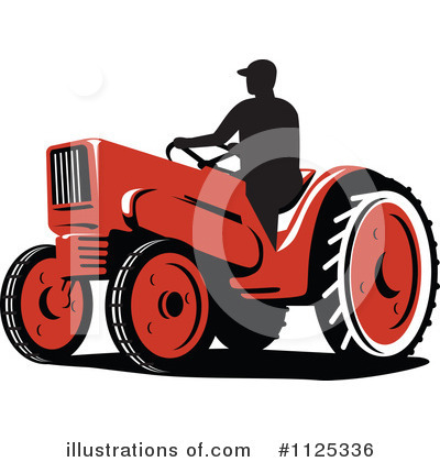 Tractor Clipart  1125336   Illustration By Patrimonio