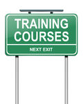 Training Courses Concept   Illustration Depicting A Green